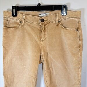 Free People Corduroy Pants Women's Size 28 Tan Straight Leg Casual Everyday